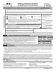 Document preview: IRS Formulario W-9 (SP) Solicitud Y Certificacion Del Numero De Identificacion Del Contribuyente (Spanish)