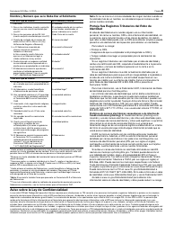 IRS Formulario W-9 (SP) Solicitud Y Certificacion Del Numero De Identificacion Del Contribuyente (Spanish), Page 6