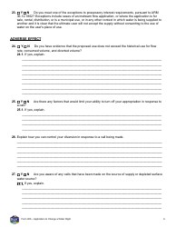 Form 606 Application to Change a Water Right - Montana, Page 6