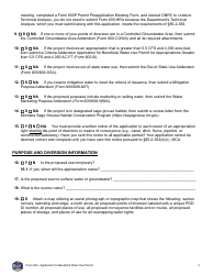 Form 600 Application for Beneficial Water Use Permit - Montana, Page 3