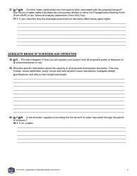 Form 600 Application for Beneficial Water Use Permit - Montana, Page 8