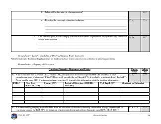 Form 600P Permit Preapplication Meeting Form - Montana, Page 19