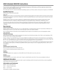 Form M30-RD Credit for Increasing Research Activities - Minnesota, Page 4