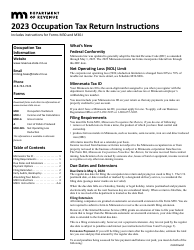 Instructions for Form M30, M30-I - Minnesota