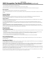 Instructions for Form M30, M30-I - Minnesota, Page 2