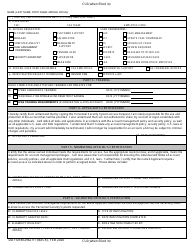 DD Form 2962 V1 Personnel Security System Access Request (Pssar) Defense Manpower Data Center (Dmdc) - Version 1, Page 2