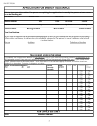 Form EA-297 Application for Energy Assistance - South Dakota, Page 3