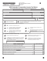 Document preview: Form DR0112 Colorado C Corporation Income Tax Return - Colorado, 2023