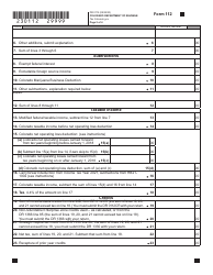 Form DR0112 Colorado C Corporation Income Tax Return - Colorado, Page 2