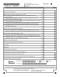 Form DR0112 Colorado C Corporation Income Tax Return - Colorado, Page 3