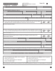 Form DR0112 Colorado C Corporation Income Tax Return - Colorado, Page 4