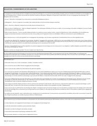 Forme IMM5373 Engagement De Parrainage Et Plan D&#039;etablissement - Signataires D&#039;entente De Parrainage (Sep) - Canada (French), Page 2