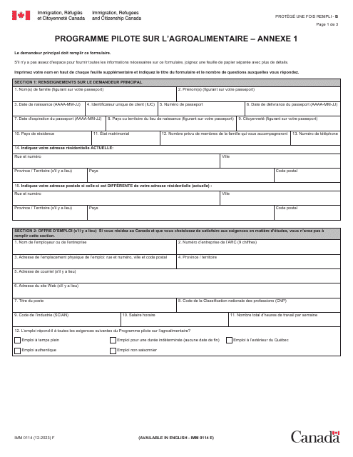 Forme IMM0114 Agenda 1  Printable Pdf