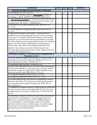 Tent Inspection Checklist - New Hampshire, Page 2