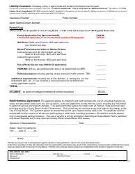 Application for Commercial Photography or Film - City of Long Beach, New York, Page 2