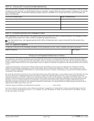 IRS Form 12339 Internal Revenue Service Advisory Council Membership Application, Page 2