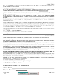 Form 16 (SJ-762B) Subpoena to a Witness as the Request of the Defence - Quebec, Canada (English/French), Page 2