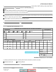 Form SJ-988A Summons of a Witness - Quebec, Canada, Page 3