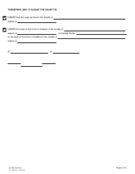 Form SJ-785A Application for Transfer of District - Quebec, Canada, Page 5