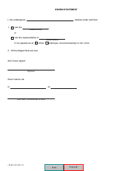 Form SJ-857-14A Application for Authorization to Examine a Person About the Debtor&#039;s Property - Quebec, Canada, Page 3