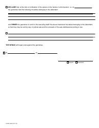 Form SJ-857-06A Contestation of the Garnishee&#039;s Declaration - Quebec, Canada, Page 4