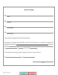 Form SJ-857-01A Opposition to Seizure or Sale - Quebec, Canada, Page 5