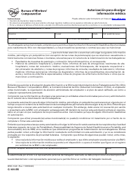 Document preview: Formulario C-101-ES (BWC-1224) Autorizacion Para Divulgar Informacion Medica - Ohio (Spanish)