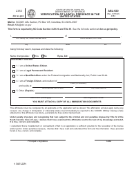 Form ABL-920 Verification of Lawful Presence in the United States - South Carolina, Page 2