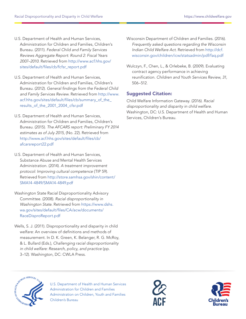 Racial Disproportionality and Disparity in Child Welfare, Page 22