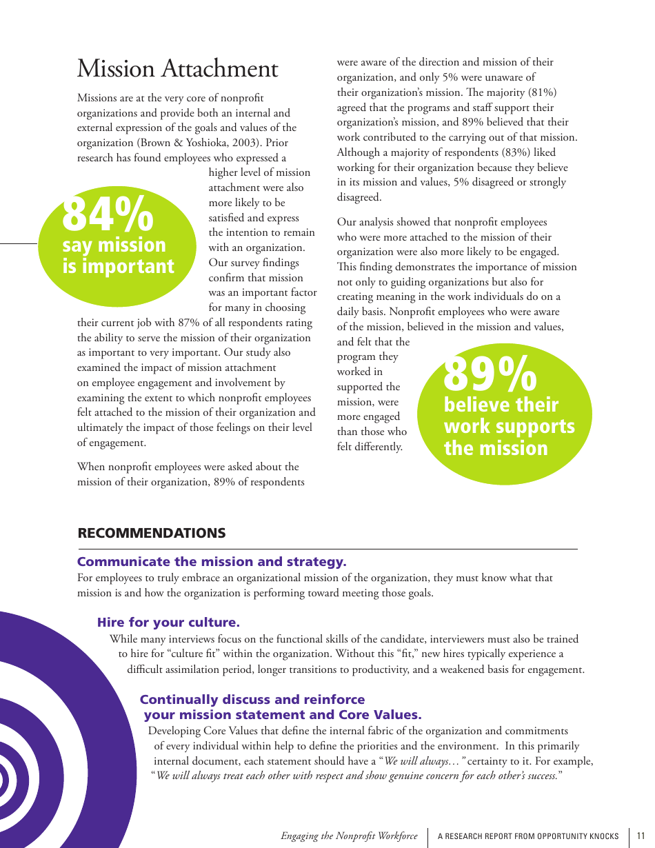 Engaging the Nonprofit Workforce: Mission, Management and Emotion, Page 11