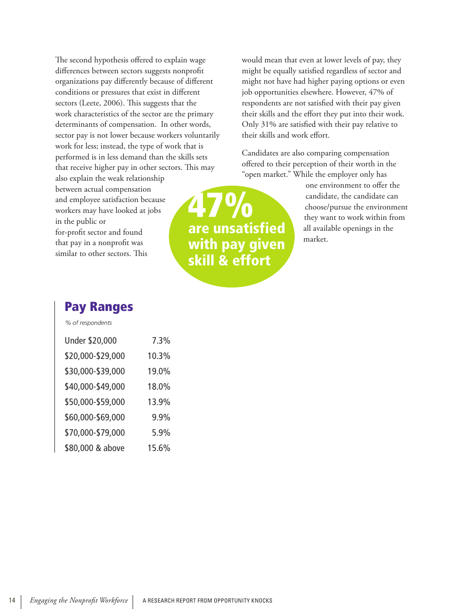 Engaging the Nonprofit Workforce: Mission, Management and Emotion, Page 14