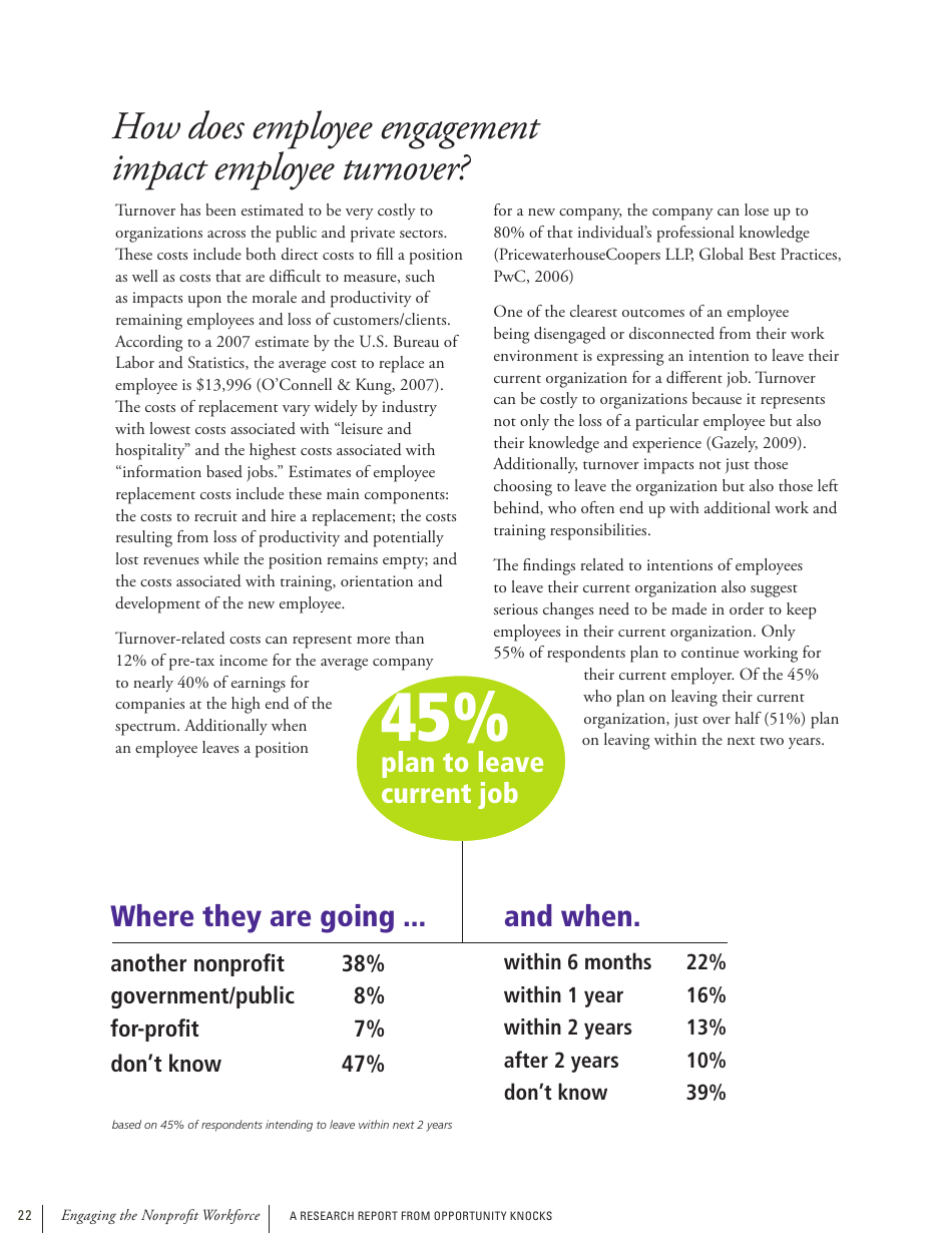 Engaging the Nonprofit Workforce: Mission, Management and Emotion, Page 22