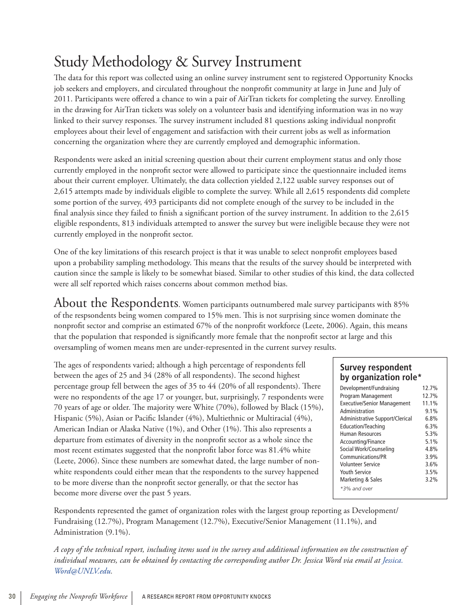 Engaging the Nonprofit Workforce: Mission, Management and Emotion, Page 30
