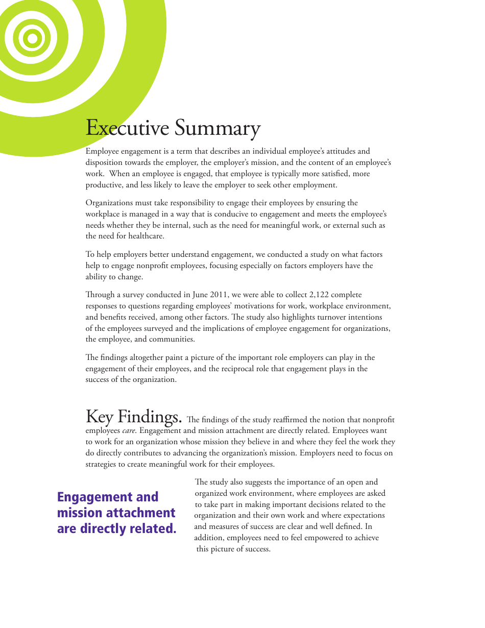 Engaging the Nonprofit Workforce: Mission, Management and Emotion, Page 3