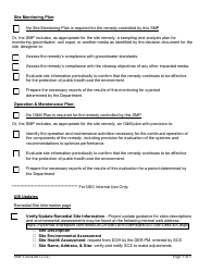 Site Management Plan (SMP) Checklist for Bcp Erp Ssf and Vcp Sites - New York, Page 3