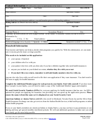 Form 2960-EG Application for Health Insurance - Nevada, Page 2