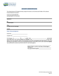 Form ECY070-534 Environmental Covenant for Municipal Solid Waste and Limited Purpose Landfills - Washington, Page 10