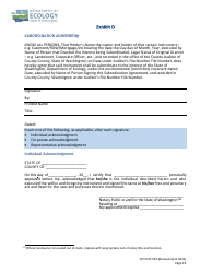 Form ECY070-534 Environmental Covenant for Municipal Solid Waste and Limited Purpose Landfills - Washington, Page 14