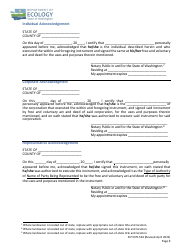 Form ECY070-534 Environmental Covenant for Municipal Solid Waste and Limited Purpose Landfills - Washington, Page 9
