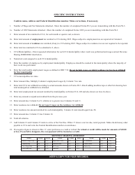 Annual Reconciliation of Municipal Income Tax Withheld and Transmittal of Wage and Tax Statements - City of Cleveland, Ohio, Page 3