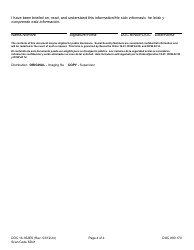 Form DOC16-352ES Outdoor Heat Exposure Awareness Training - Washington (English/Spanish), Page 4