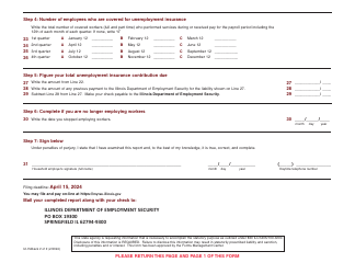Form UI-HA Report for Household Employers - Illinois, Page 4