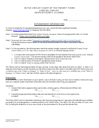 Document preview: Expungement Information - DeKalb County, Illinois
