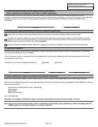 Form PWGSC-TPSGC2488 Request for Pension Benefits Division Information (For Estimate Purposes) With Respect to a Public Service Superannuation Act Pension in Accordance With the Pension Benefits Division Act - Canada, Page 2