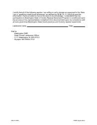 Forestry Riparian Easement Program Application - Washington, Page 2
