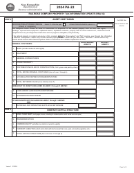 Form PA-22 Railroad Company Property Tax Information Update (Rsa 82) - New Hampshire, Page 2