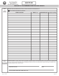 Form PA-80 Inventory of Telecommunications Poles and Conduits - New Hampshire, Page 2