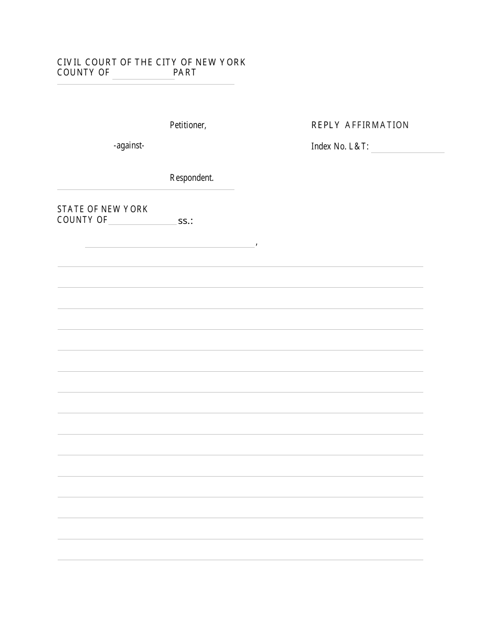 Form CIV-LT-13B - Fill Out, Sign Online and Download Fillable PDF, New ...