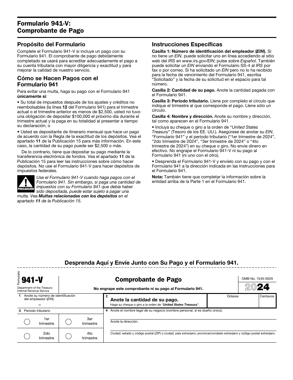 IRS Formulario 941 (SP) Declaracion Del Impuesto Federal Trimestral Del Empleador (Spanish), Page 3
