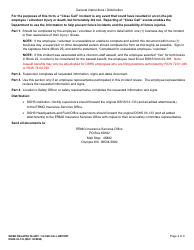 DSHS Form 03-133 Work Related Injury/Close Call Report - Washington, Page 4
